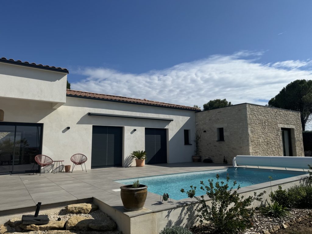 Maison individuelle de plain-pied construite par Creabat CG à Nîmes