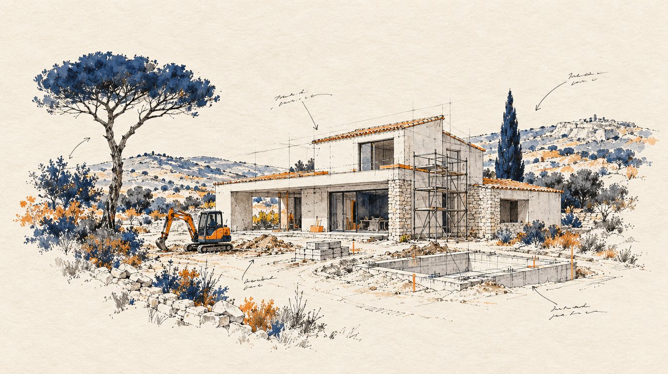 Maison individuelle de plain-pied construite par Creabat CG à Nîmes