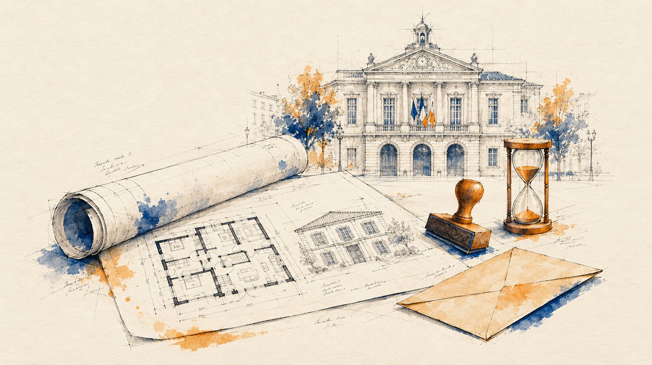 Maison individuelle autorisée et construite à Nîmes