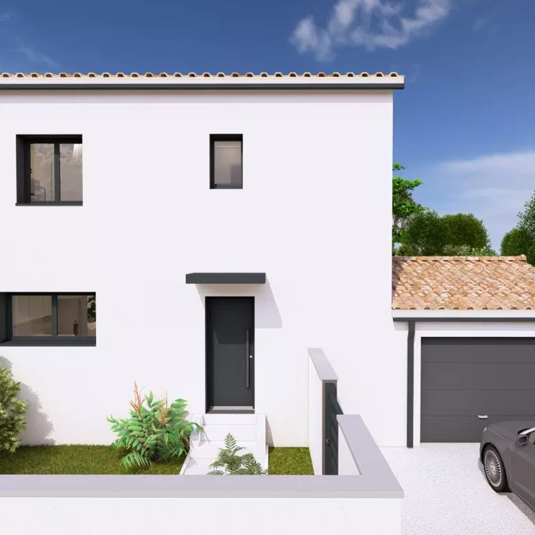 Maison neuve 3 chambres à Marguerittes – Lumineuse et moderne, avec jardin