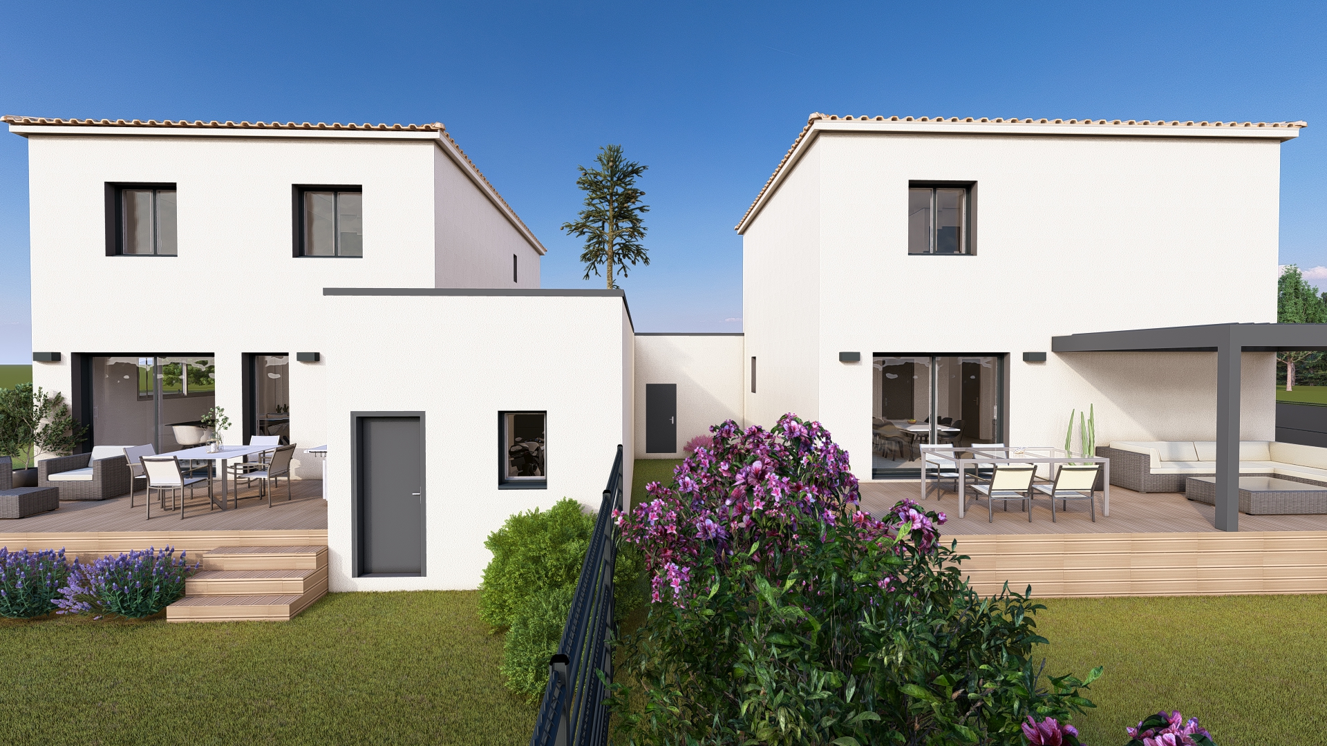 Projet de deux villas à Saint-Geniès-de-Malgoirès – Opportunité unique, cadre paisible et idéal pour famille